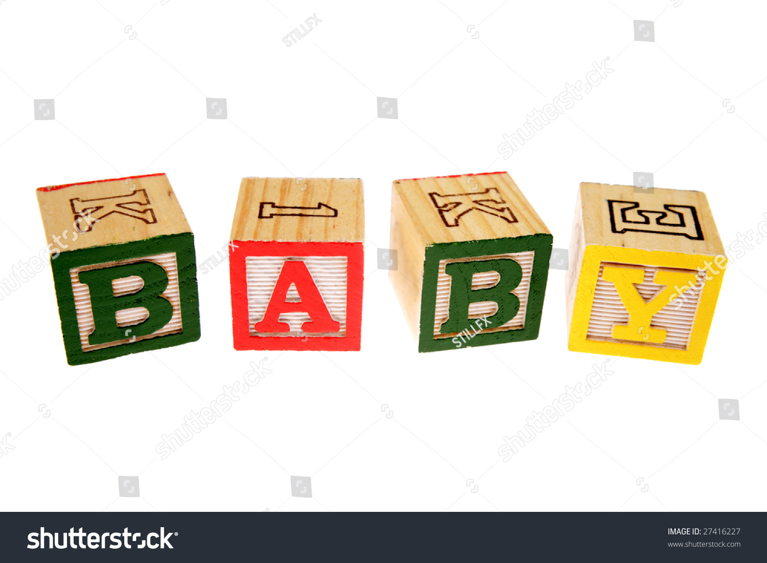 Alphabet Learning Blocks Spelling Baby Stock Photo 27416227 | Shutterstock