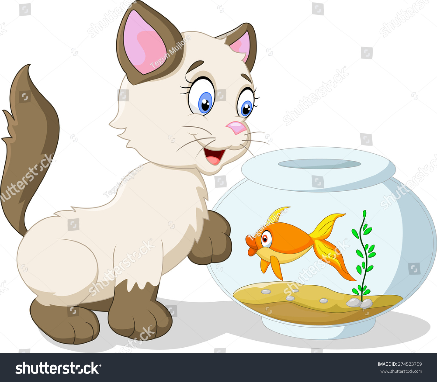 Мультики для кошек рыбки