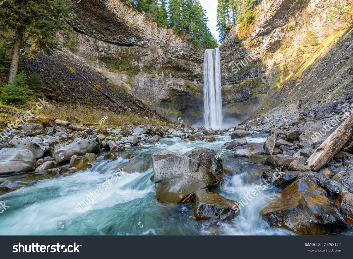 Brandywine Waterfall Brandywine Falls Provincial Park Stock Photo ...