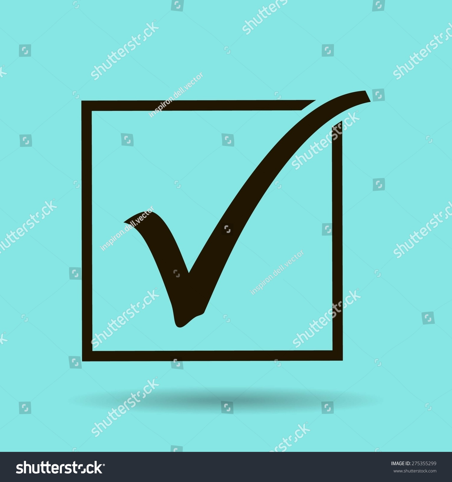 Tick Icon Stock Vector (Royalty Free) 275355299 | Shutterstock