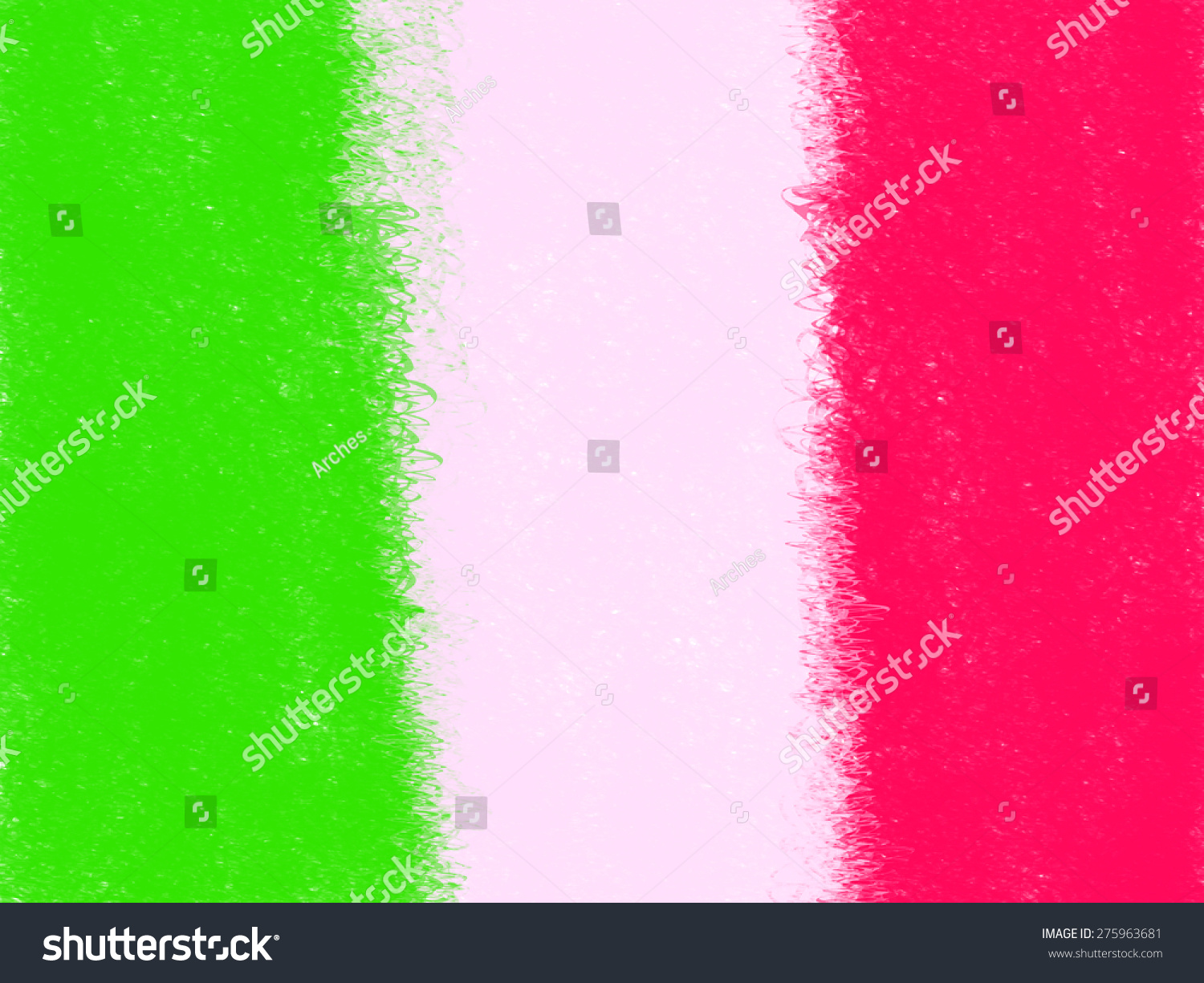 Stylized Freehand Italian Flag Illustrated Stock Illustration 275963681 ...