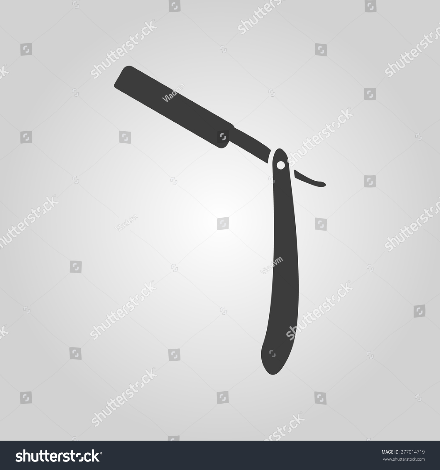 Razor Icon Shaver Symbol Flat Vector Stock Vector (Royalty Free ...