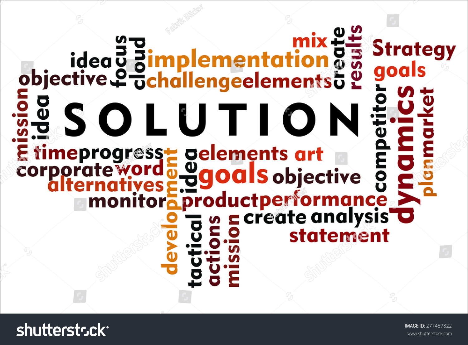 word-solution-on-collage-word-stock-illustration-277457822-shutterstock