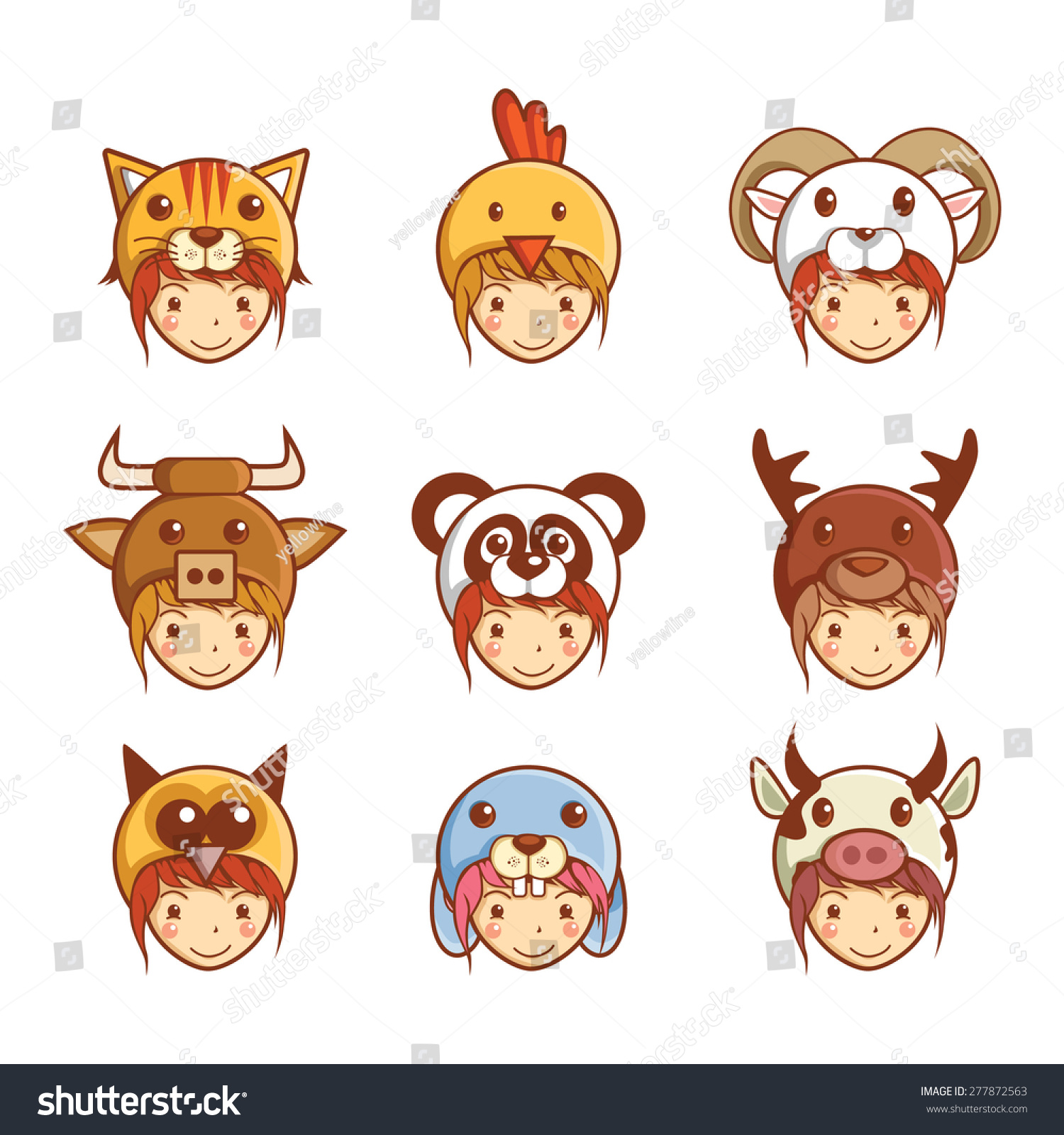 cute animal hats