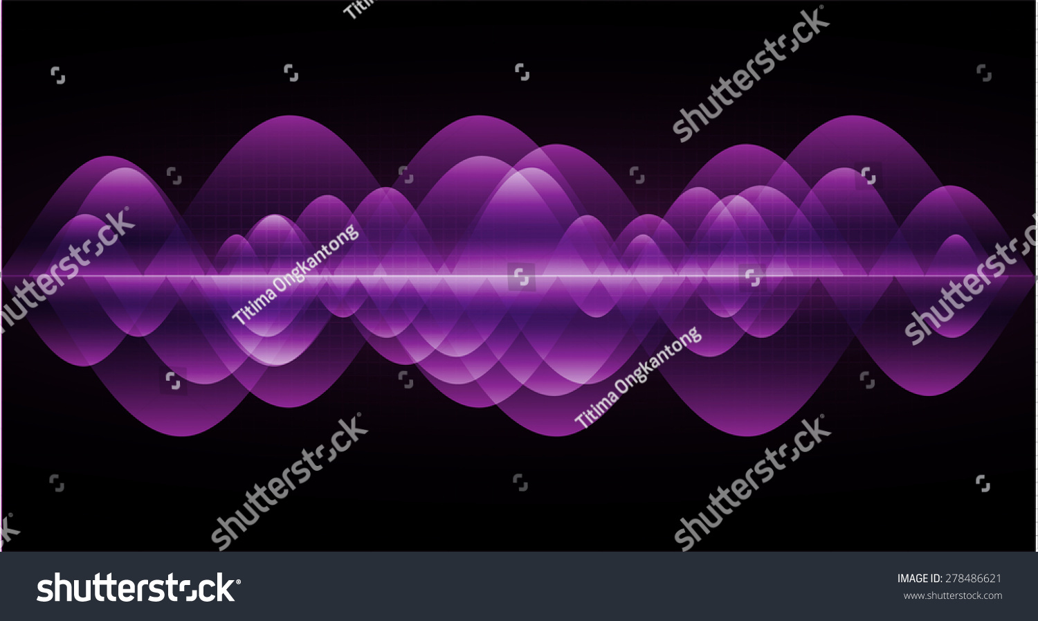 dark purple soundwave background