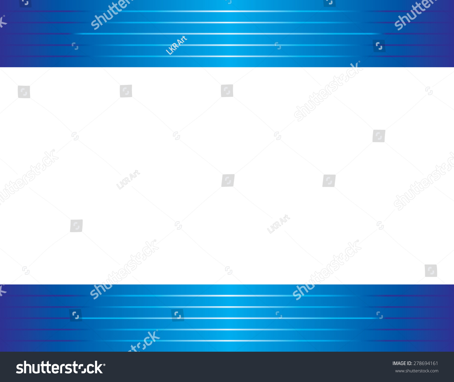 Shiny Blue Border Horizontal Stock Vector (Royalty Free) 278694161 ...