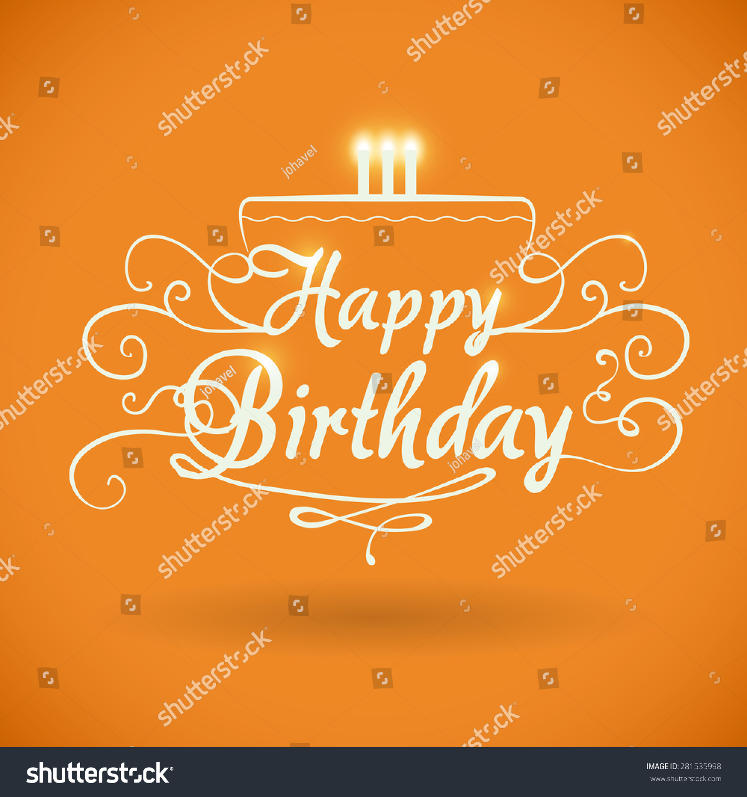 Happy Birthday Colorful Card Design Vector Stock Vector (Royalty Free ...