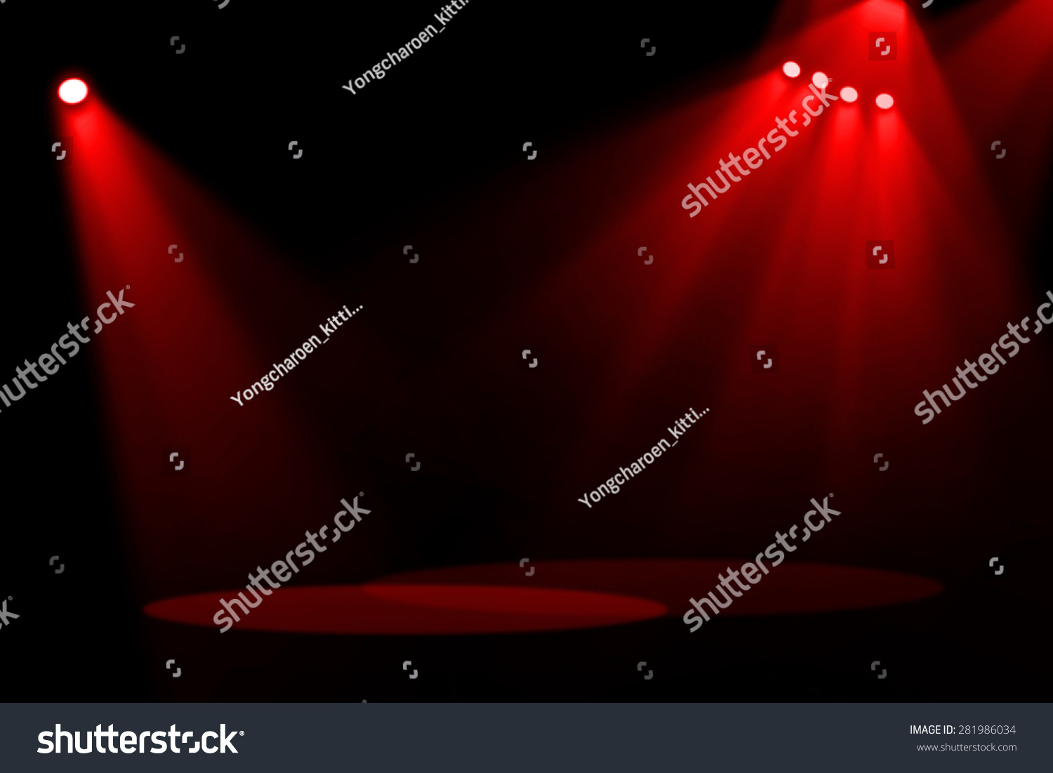 Red Stage Background Stock Illustration 281986034 | Shutterstock