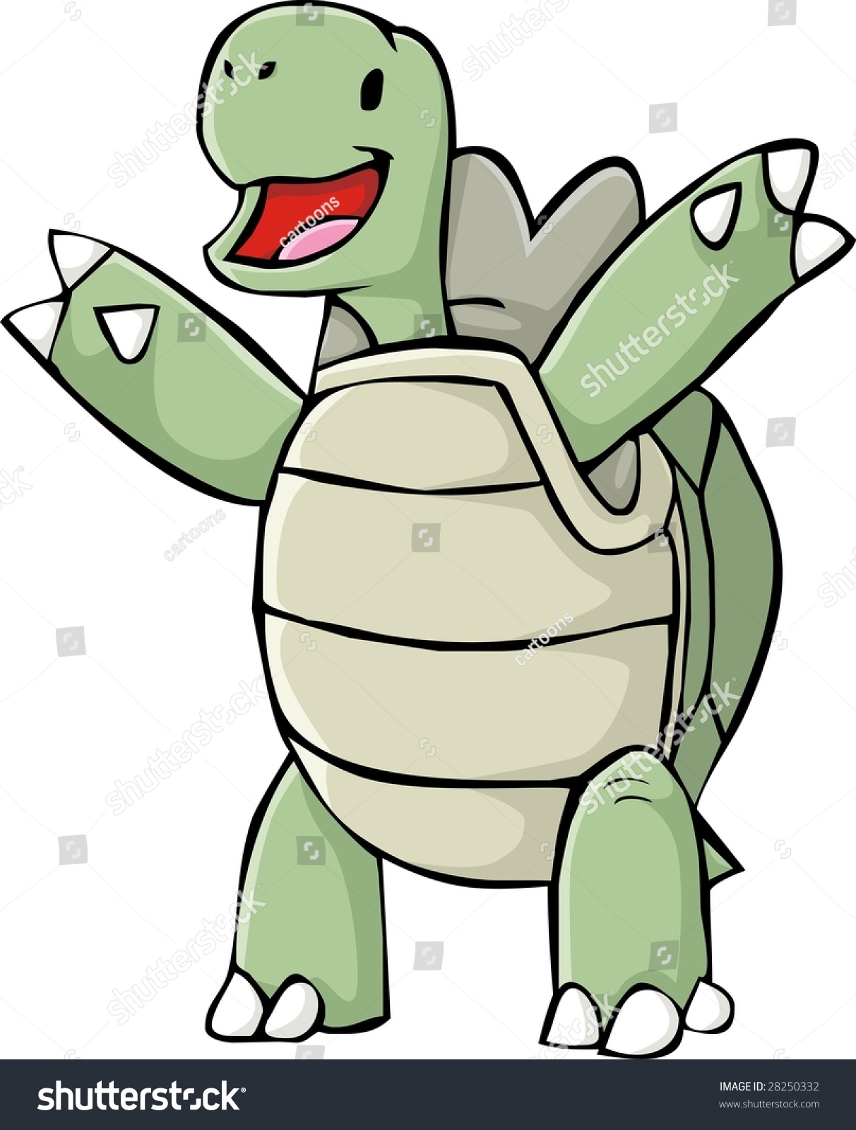 tortoise animated clipart happy