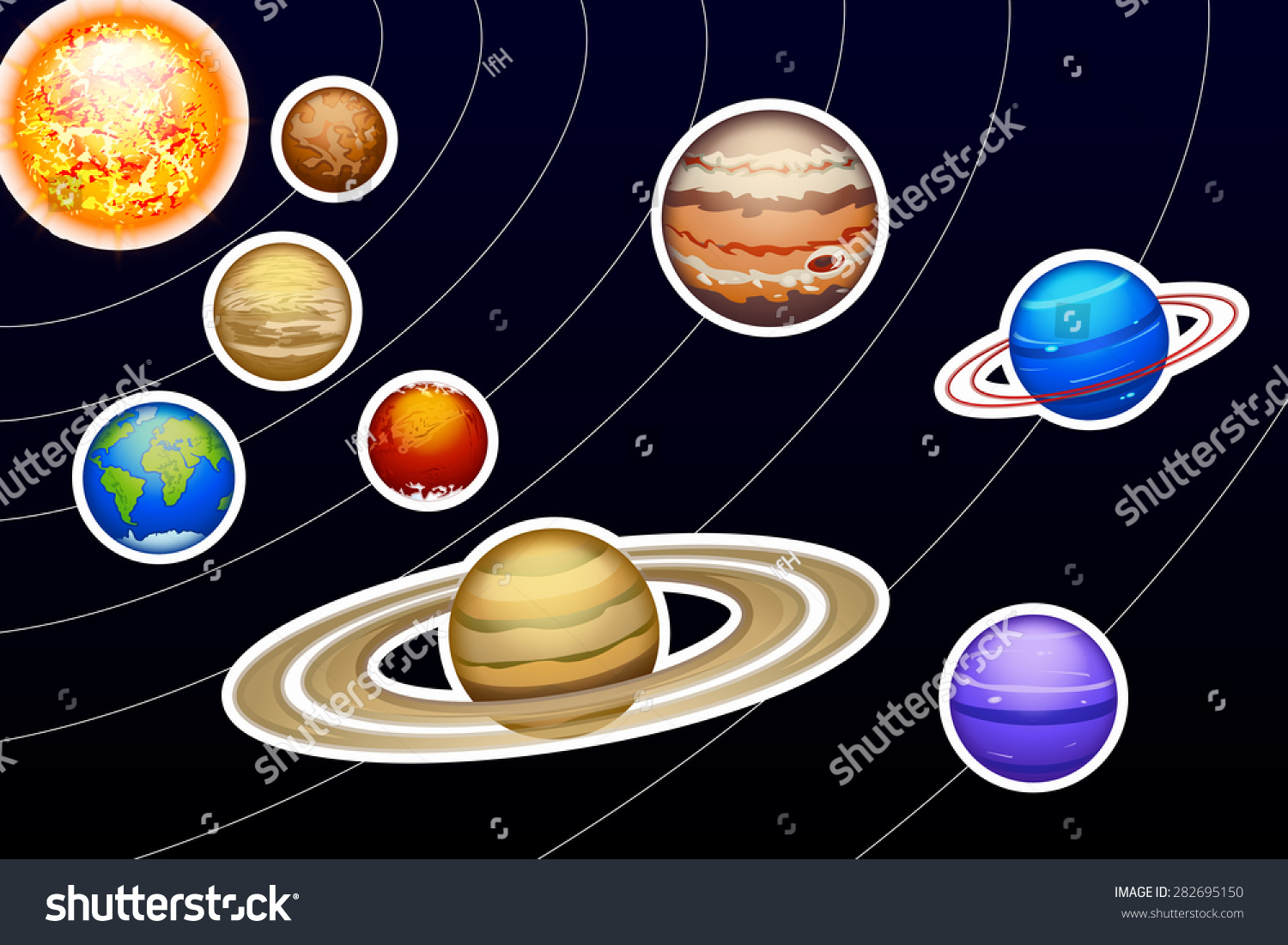 Планеты солнечной системы для распечатки