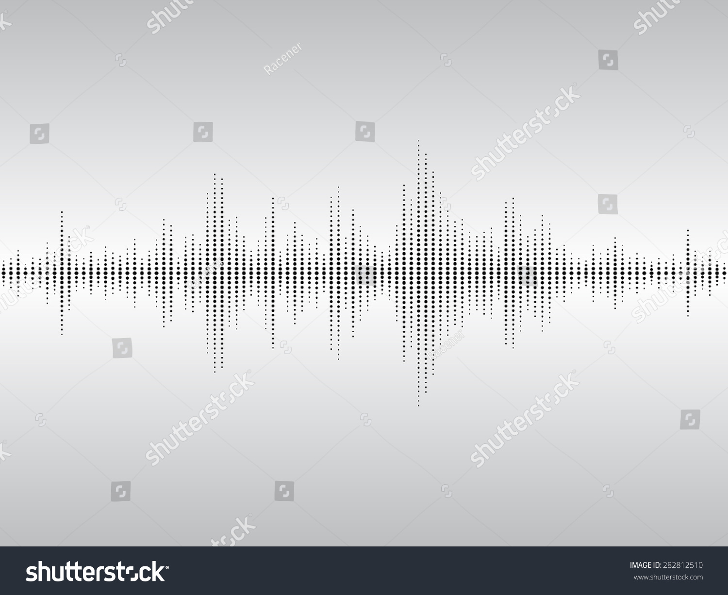 Abstract Black Sound Waves Background Parties Stock Vector (Royalty ...