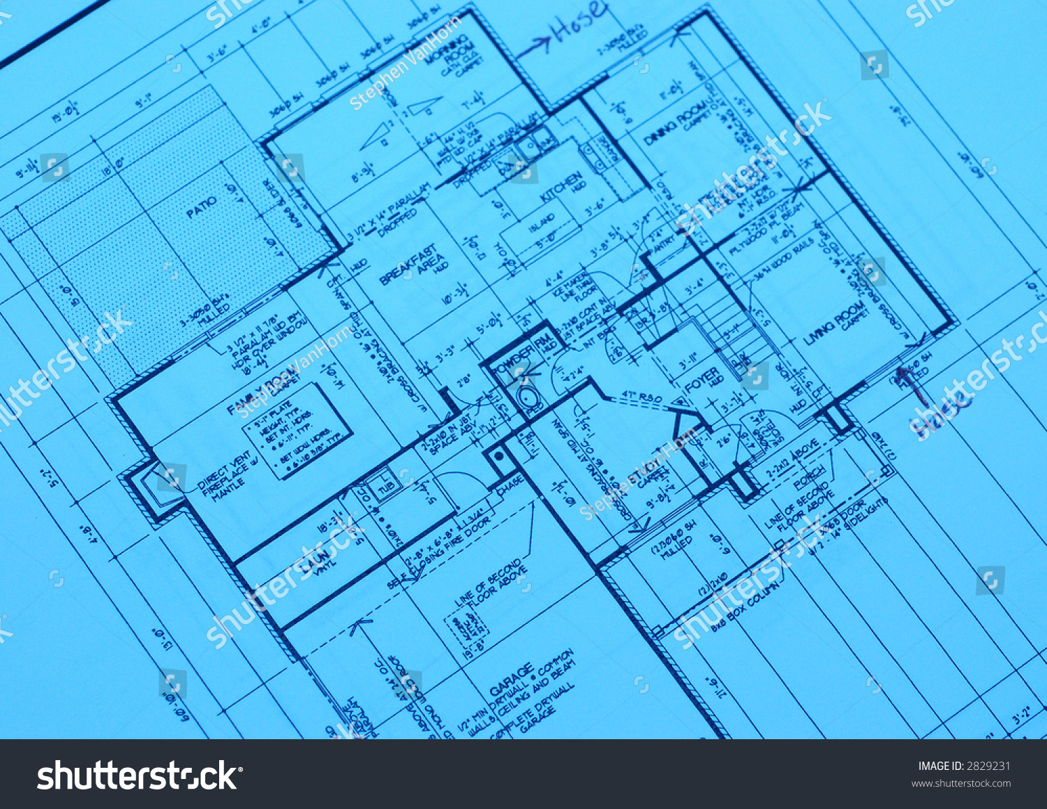 house-plan-blueprints-new-housing-development-stock-photo-2829231