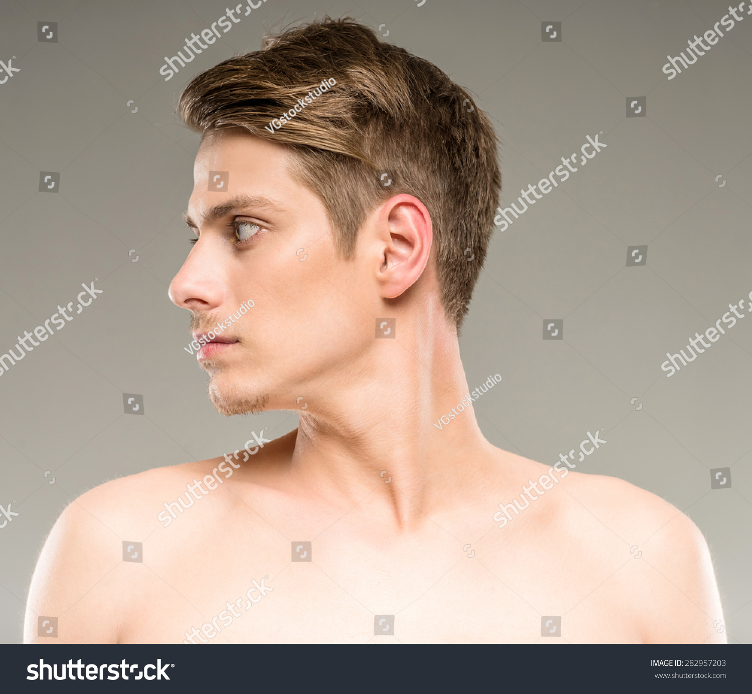 Beauty Concept Handsome Man Naked Torso Stock Photo Shutterstock