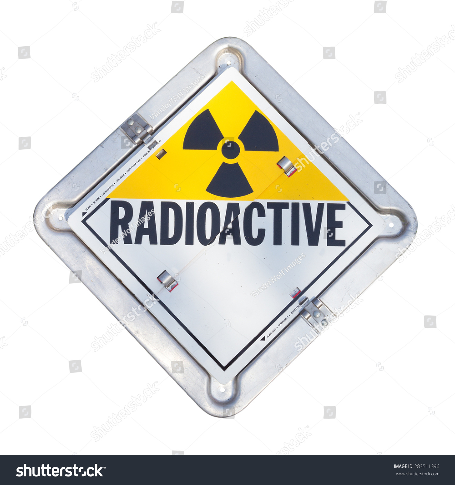 Truck Transport Radioactive Warning Sign Stock Photo 283511396 ...