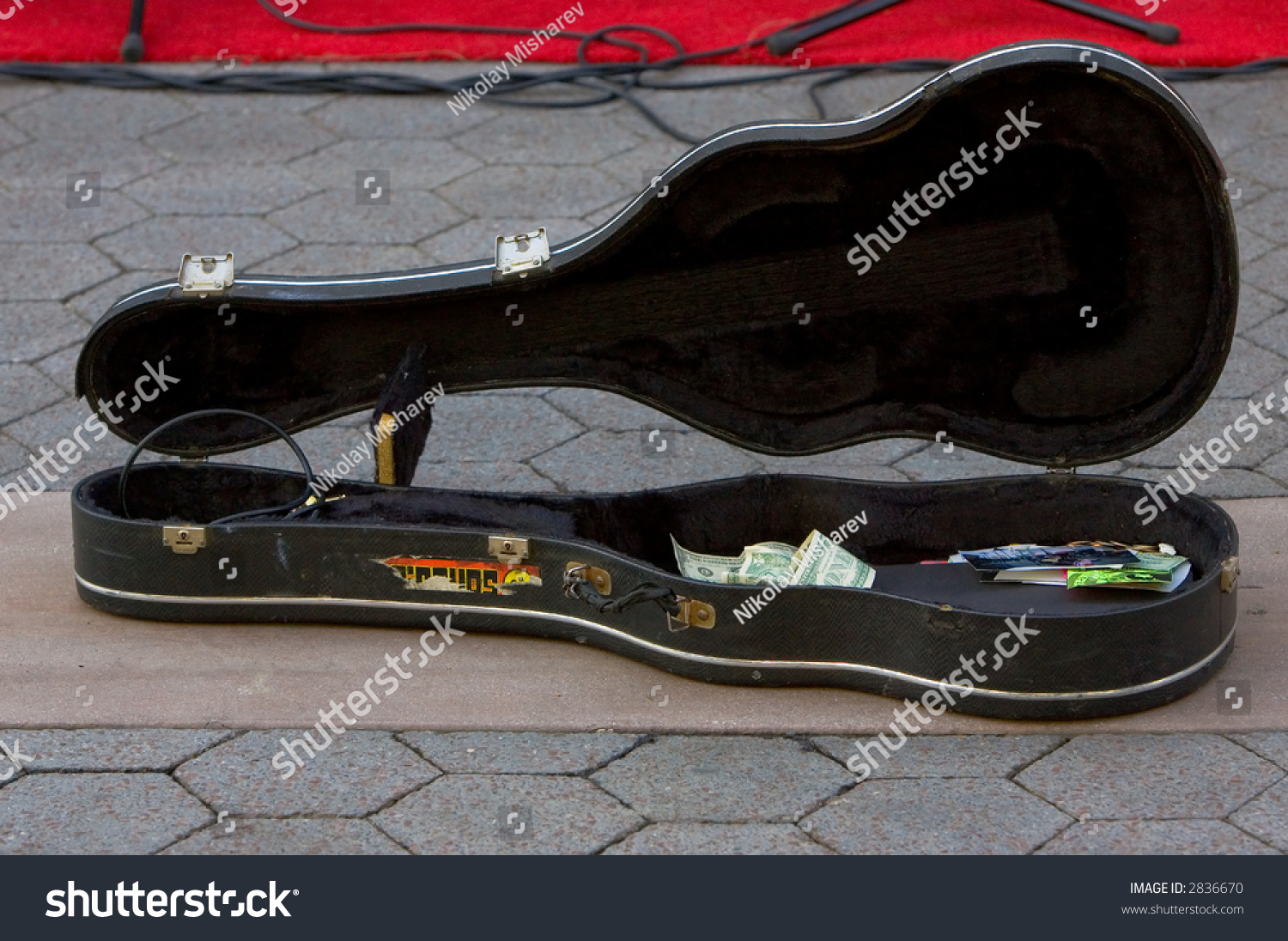 old guitar case