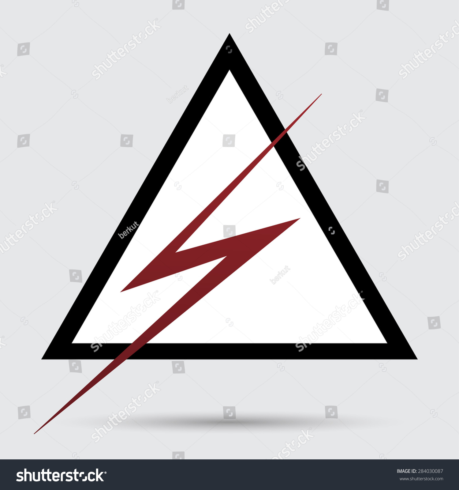 Lightning Arrow Icon Stock Vector (Royalty Free) 284030087 | Shutterstock