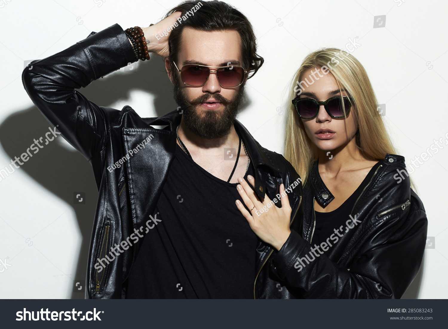 portrait-gorgeous-fashion-beautiful-couple-black-stock-photo-285083243