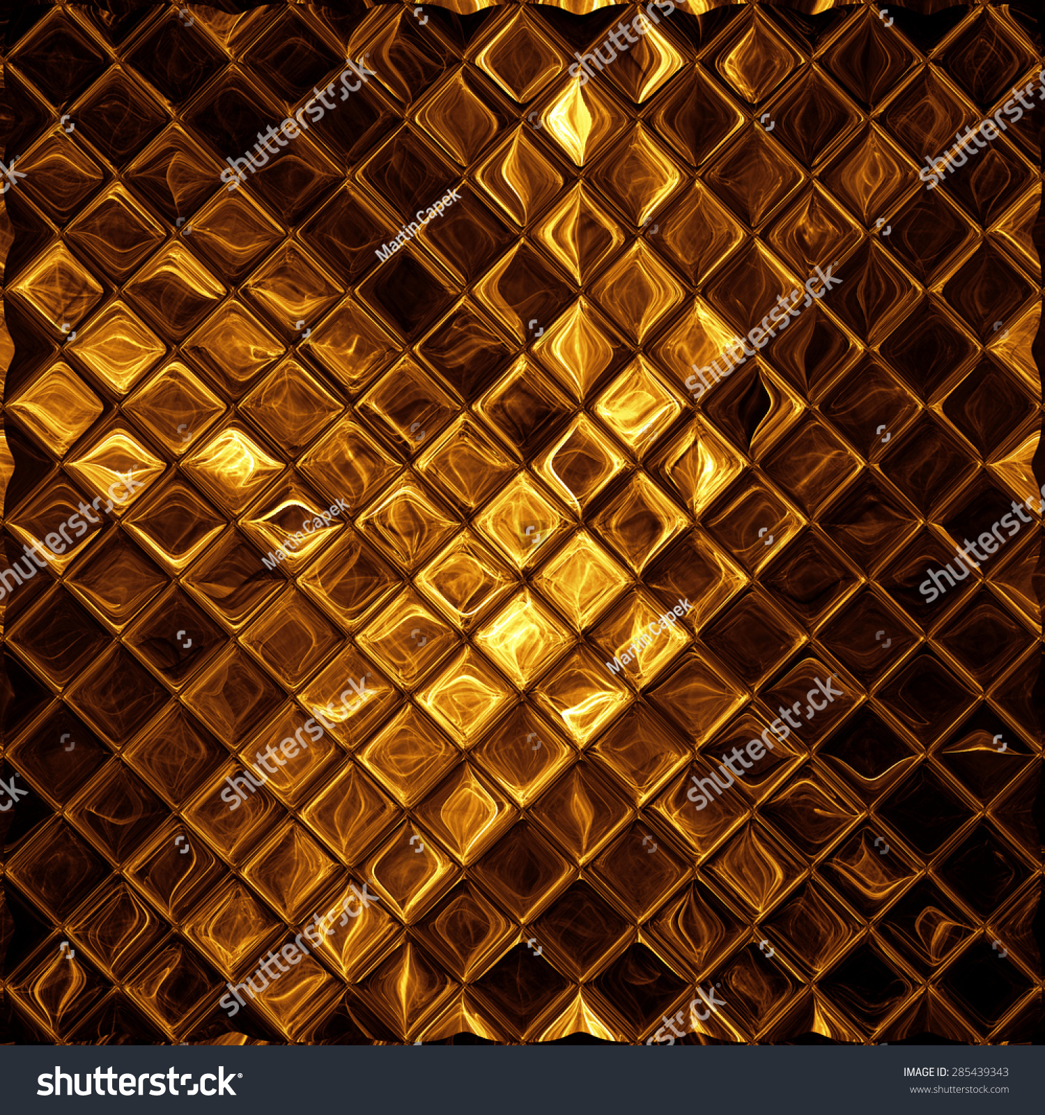 Фон золото мозаика