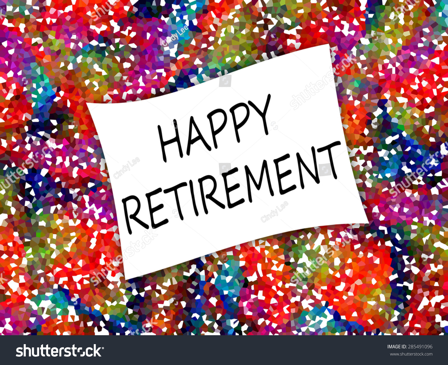 Confetti Happy Retirement Stock Illustration 285491096 | Shutterstock