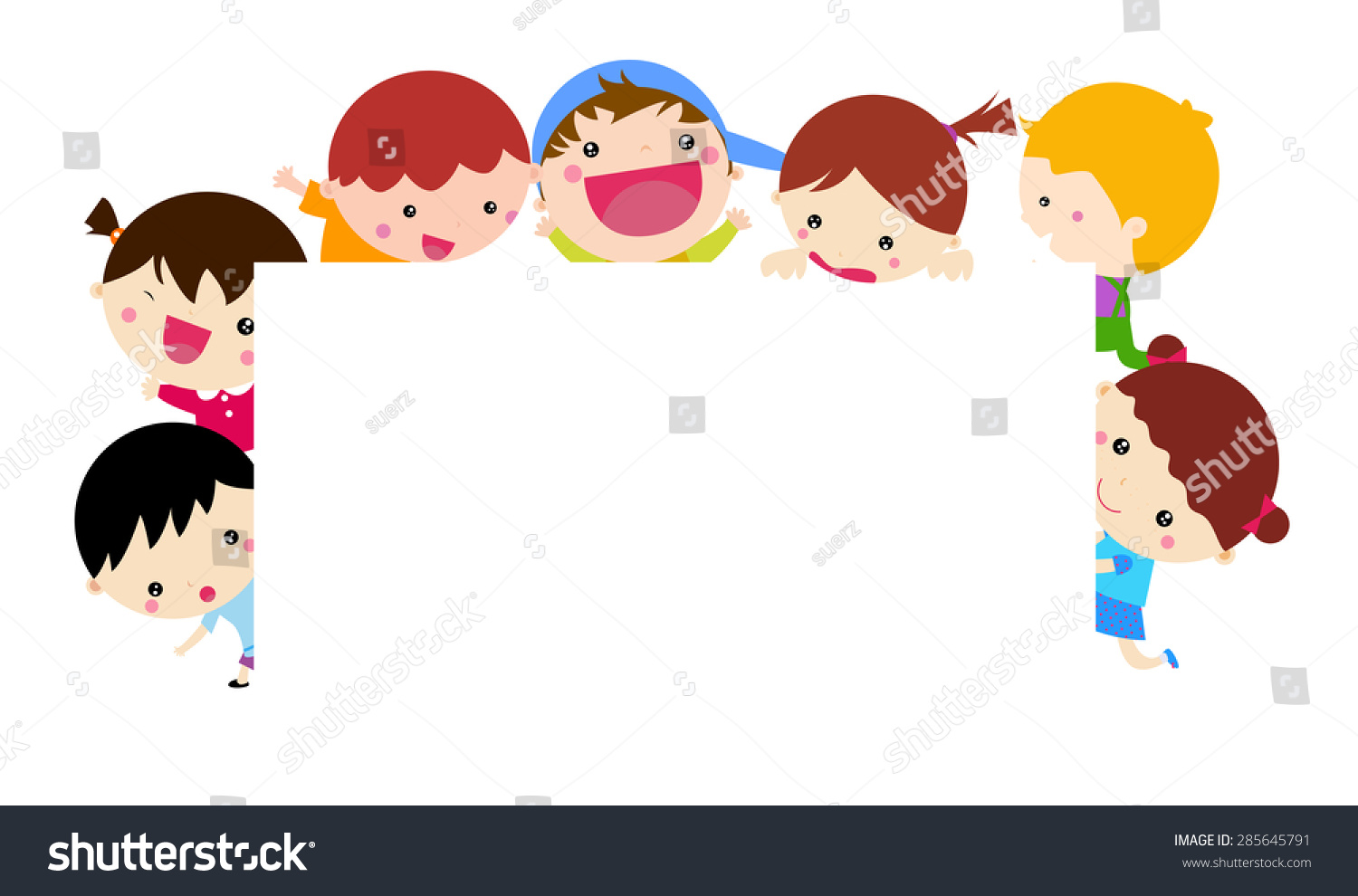 Kids Banner Stock Vector (Royalty Free) 285645791 | Shutterstock