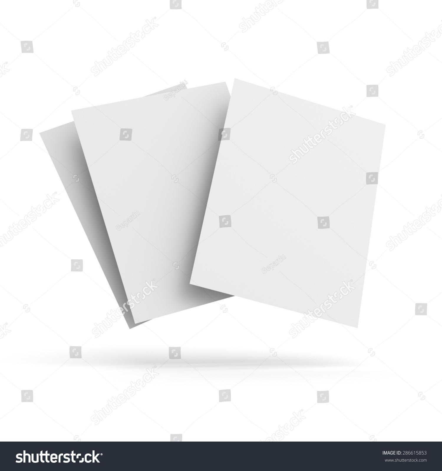 Fan Leaflets Sheets Paper A4 Size Stock Illustration 286615853 ...