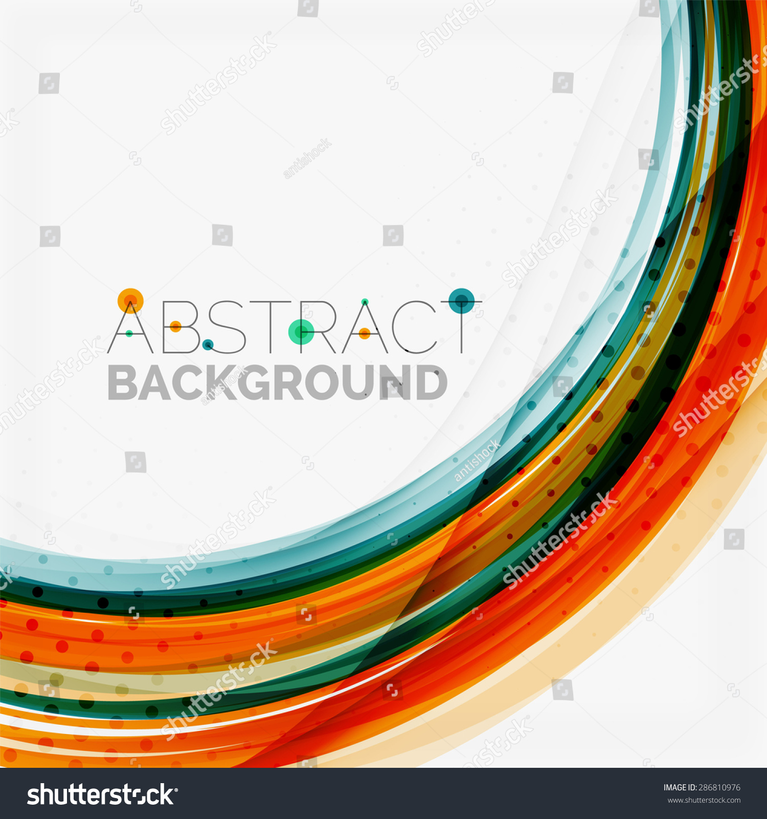 Blue Orange Color Line Abstract Background Stock Illustration 286810976 ...