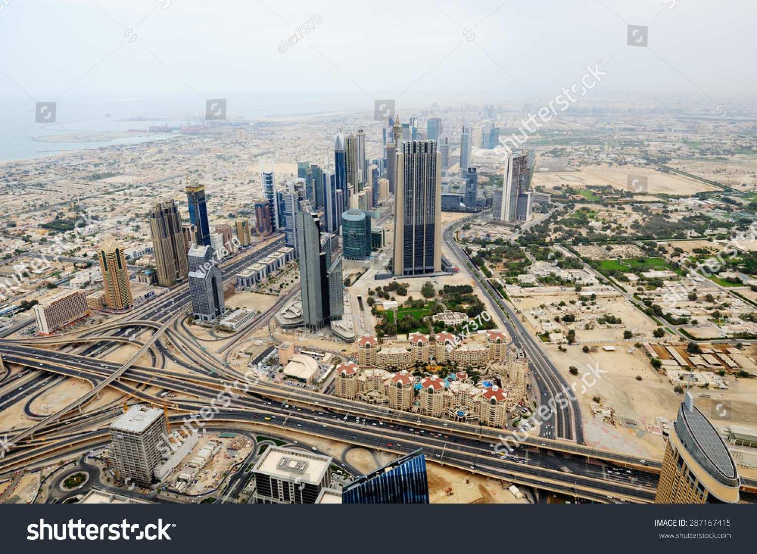 Aerial View World Trade Center Dubai Stock Photo 287167415 | Shutterstock