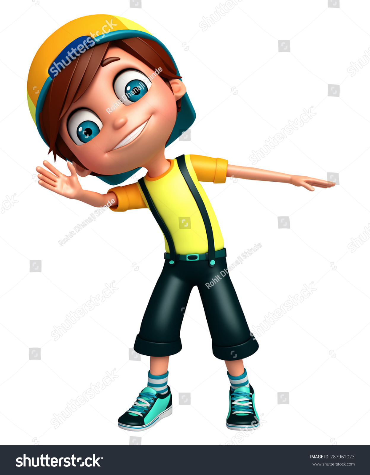 3d Rendered Illustration Boy Stock Illustration 287961023 | Shutterstock