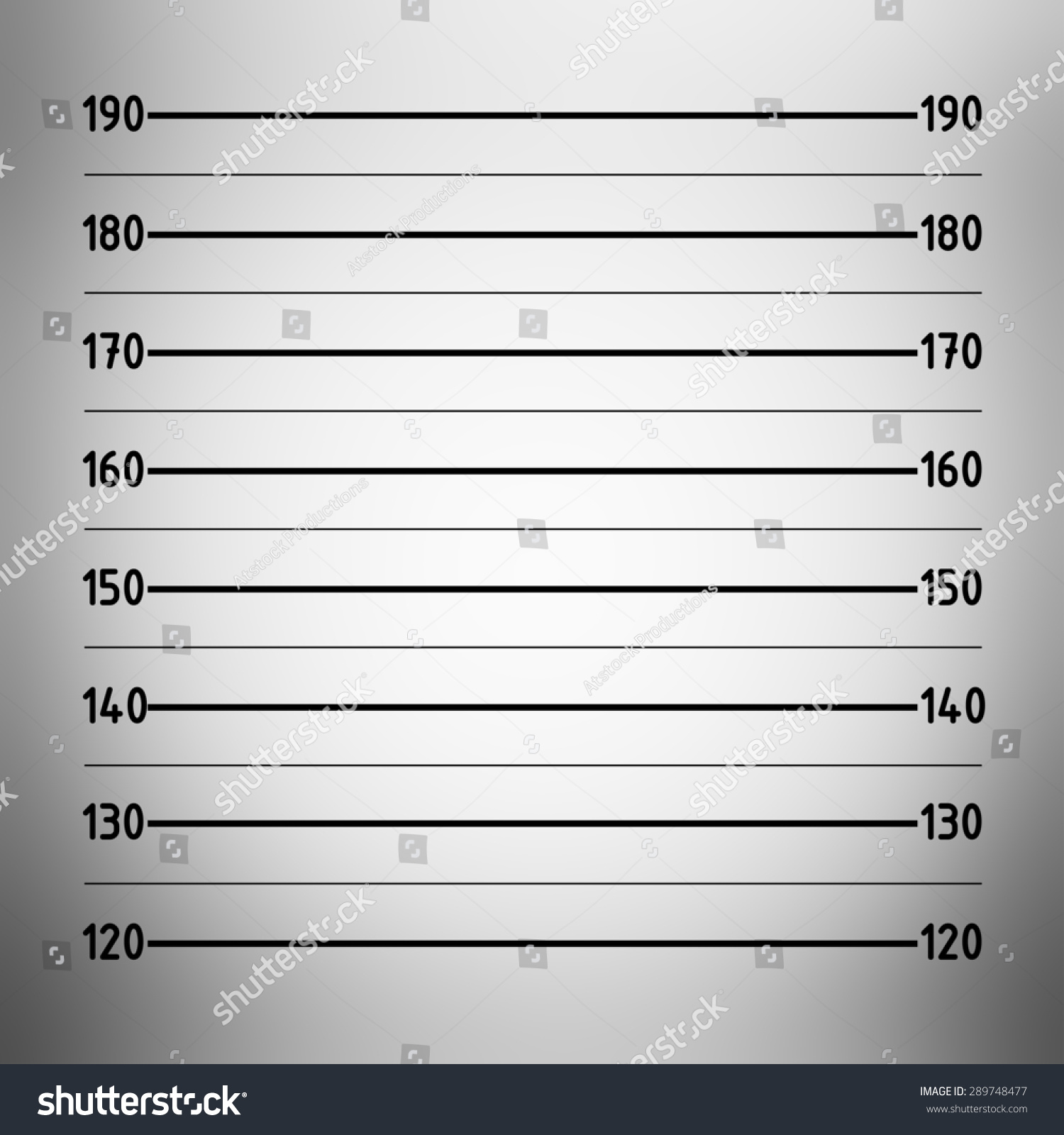 Police Lineup Mugshot Background Centimeter Unit Stock Illustration ...
