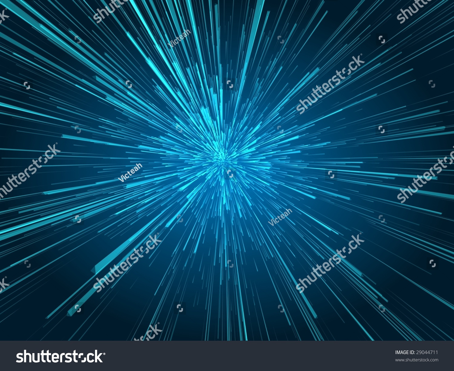 Radiated Lines On Black Background Stock Illustration 29044711 ...