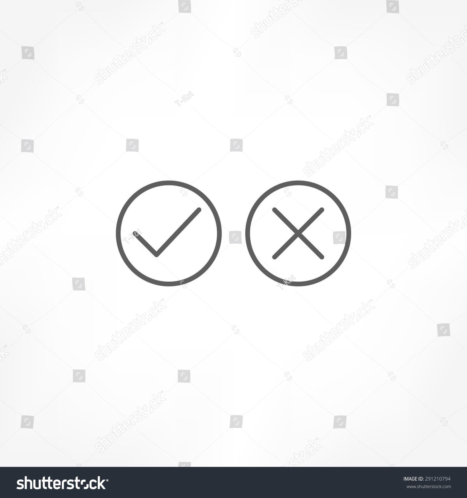 Check Mark Icon Stock Vector Royalty Free Shutterstock