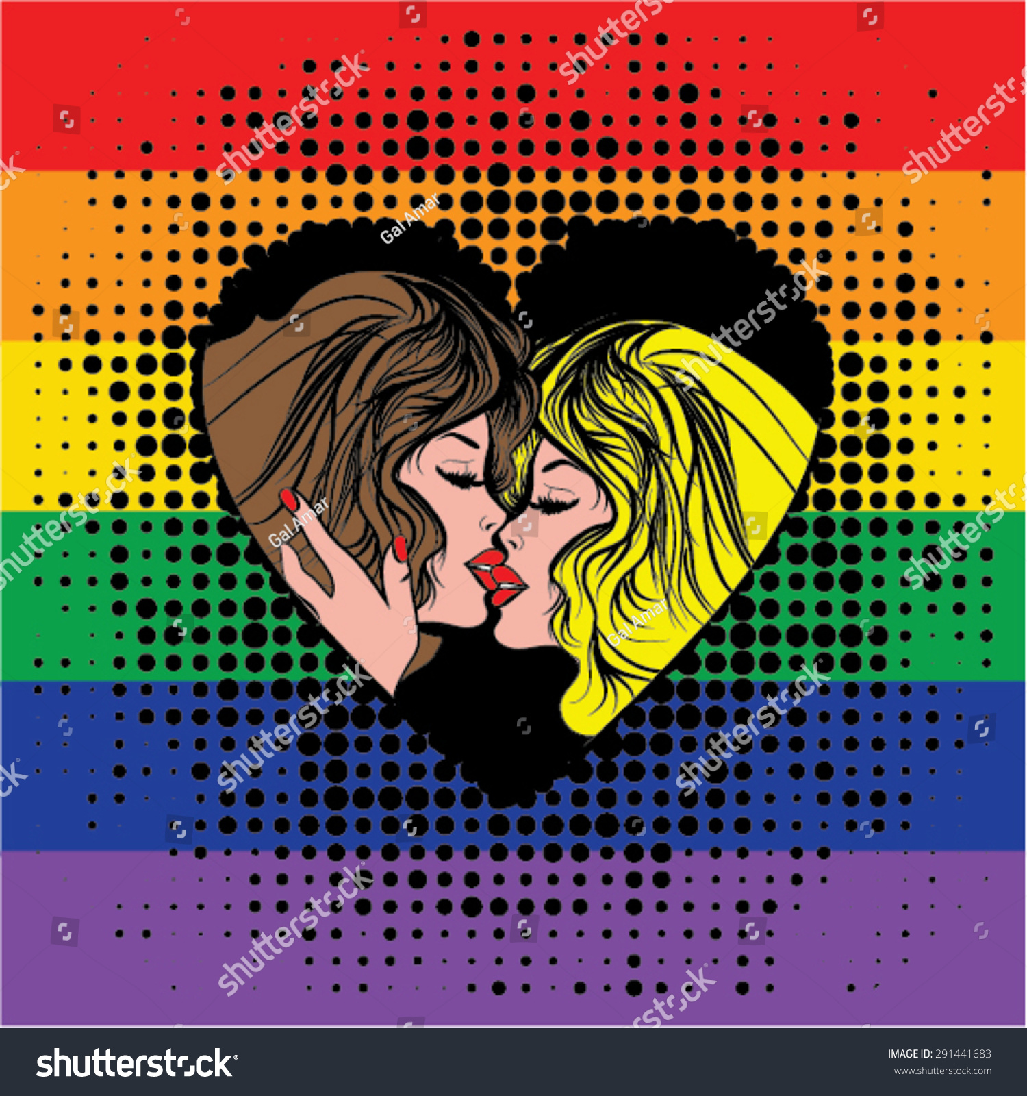 Same Sex Marriage Love Vector Illustration Stock Vector Royalty Free 291441683 Shutterstock 6700