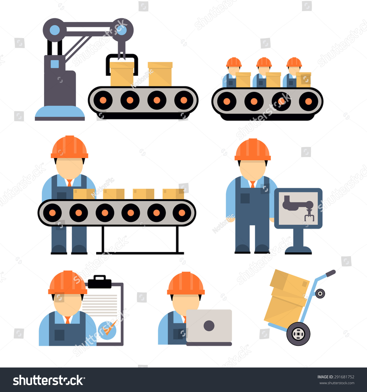 Production Process Installation Engineering Equipment Industrial Stock ...