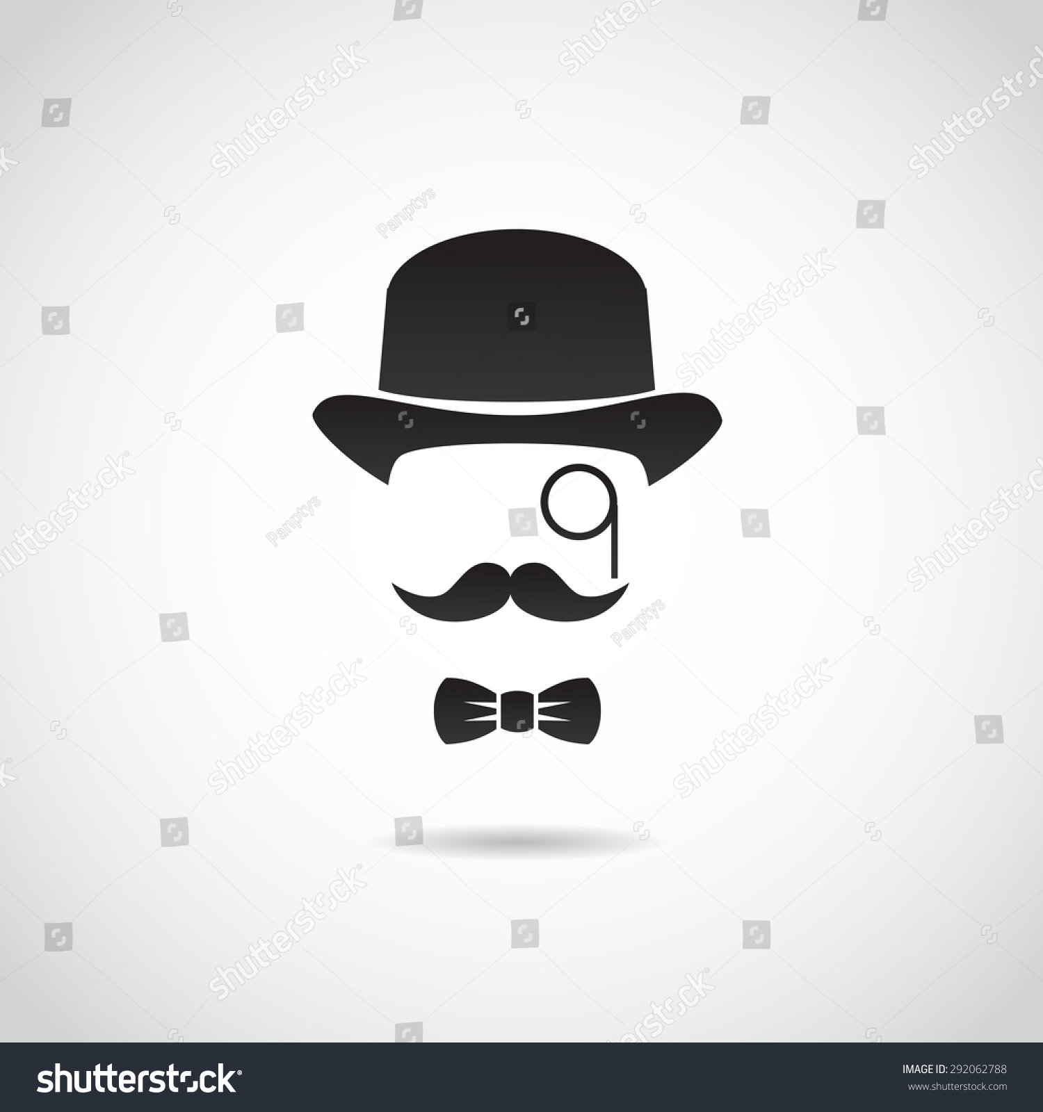 Retro Gentleman Vector Illustration Stock Vector (Royalty Free ...