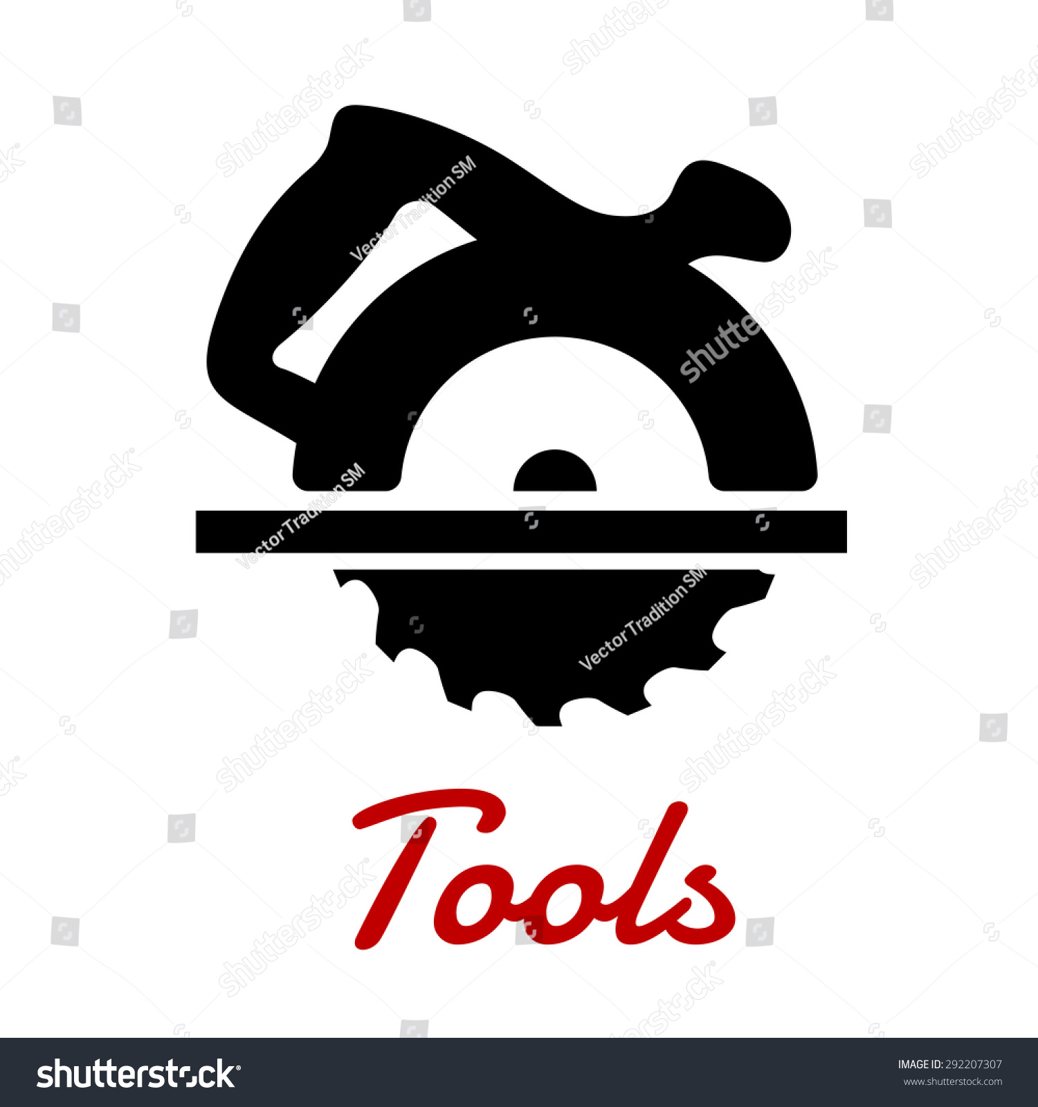 Miter Saw Black Icon Circular Saw Stock Vector (Royalty Free) 292207307 ...