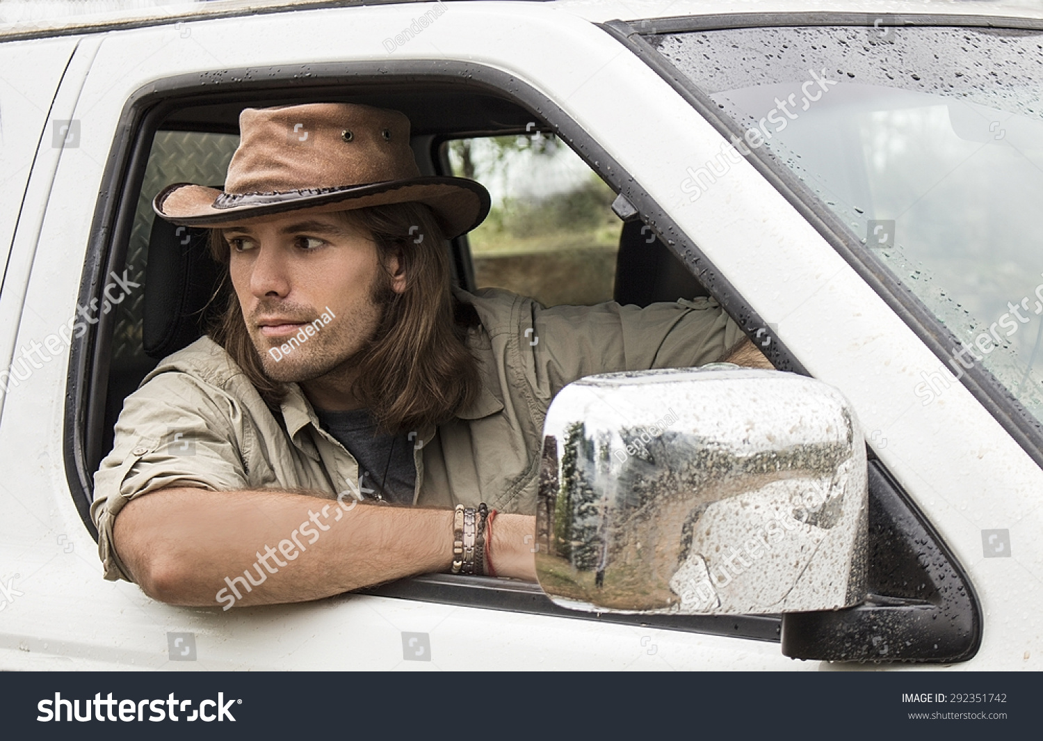 long hair cowboy hat