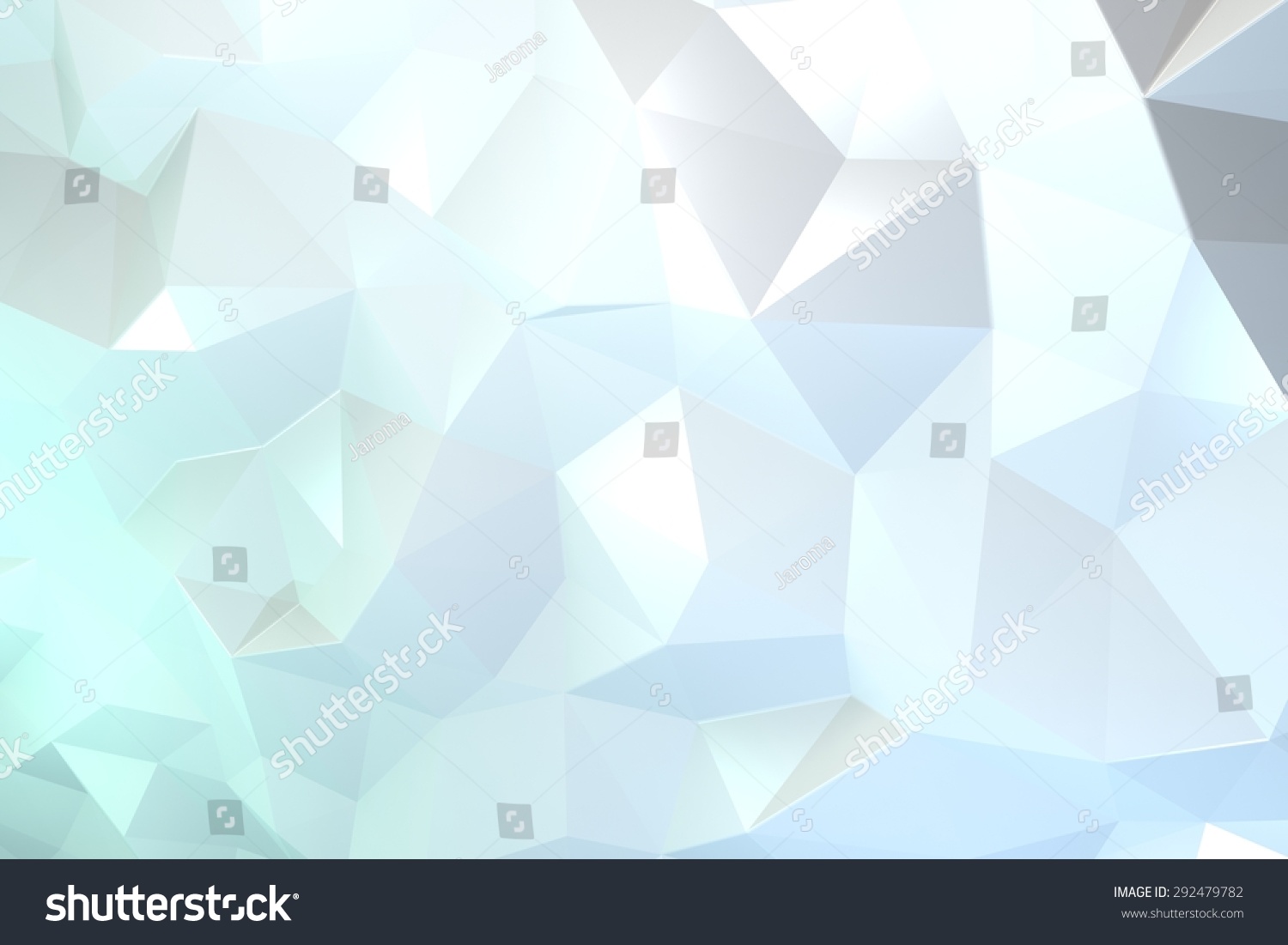 Green Blue Abstract Crystal Background Stock Illustration 292479782