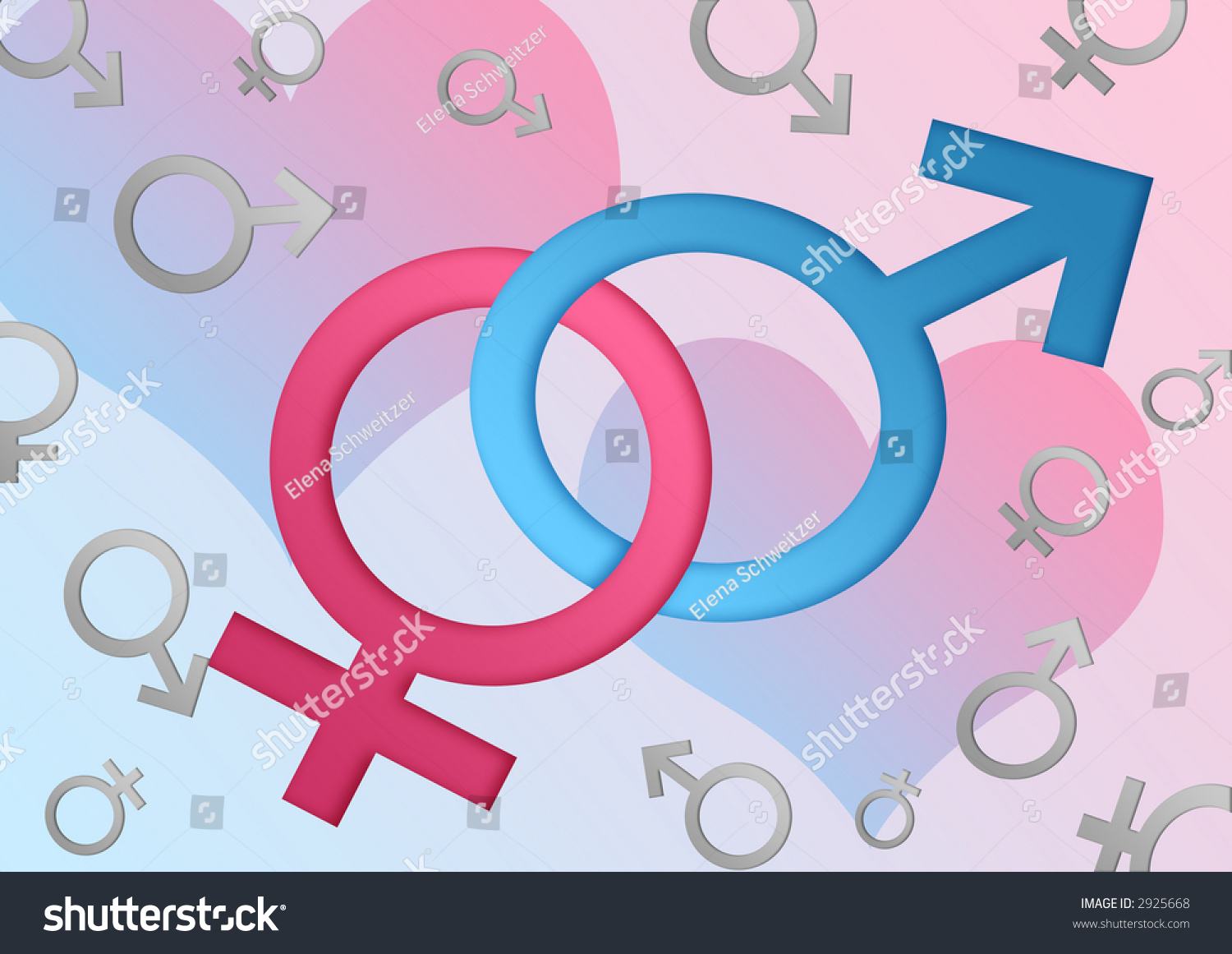 Male Female Sex Symbols Stock Illustration 2925668 Shutterstock 9769