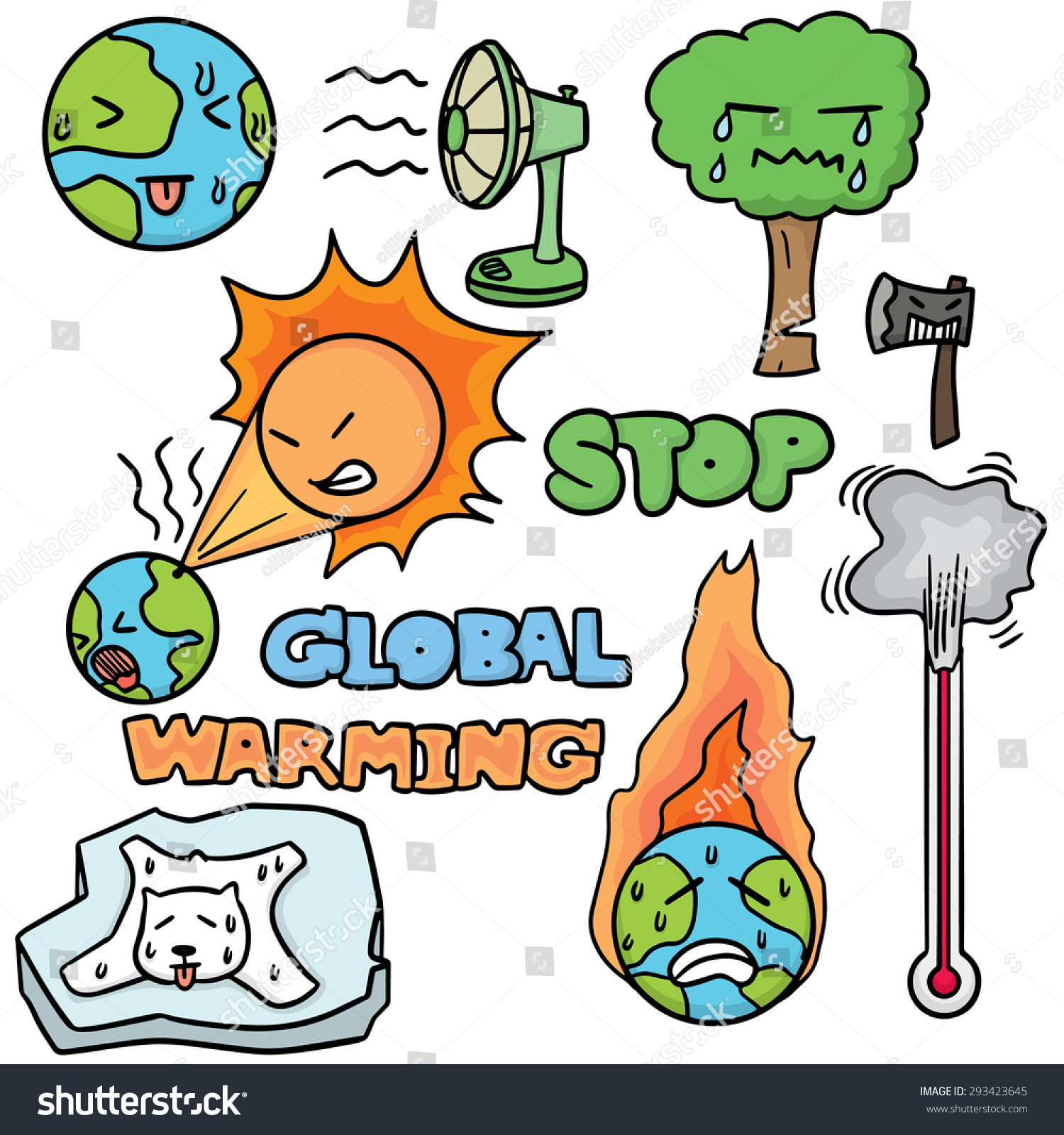 Глобальное потепление мультяшный