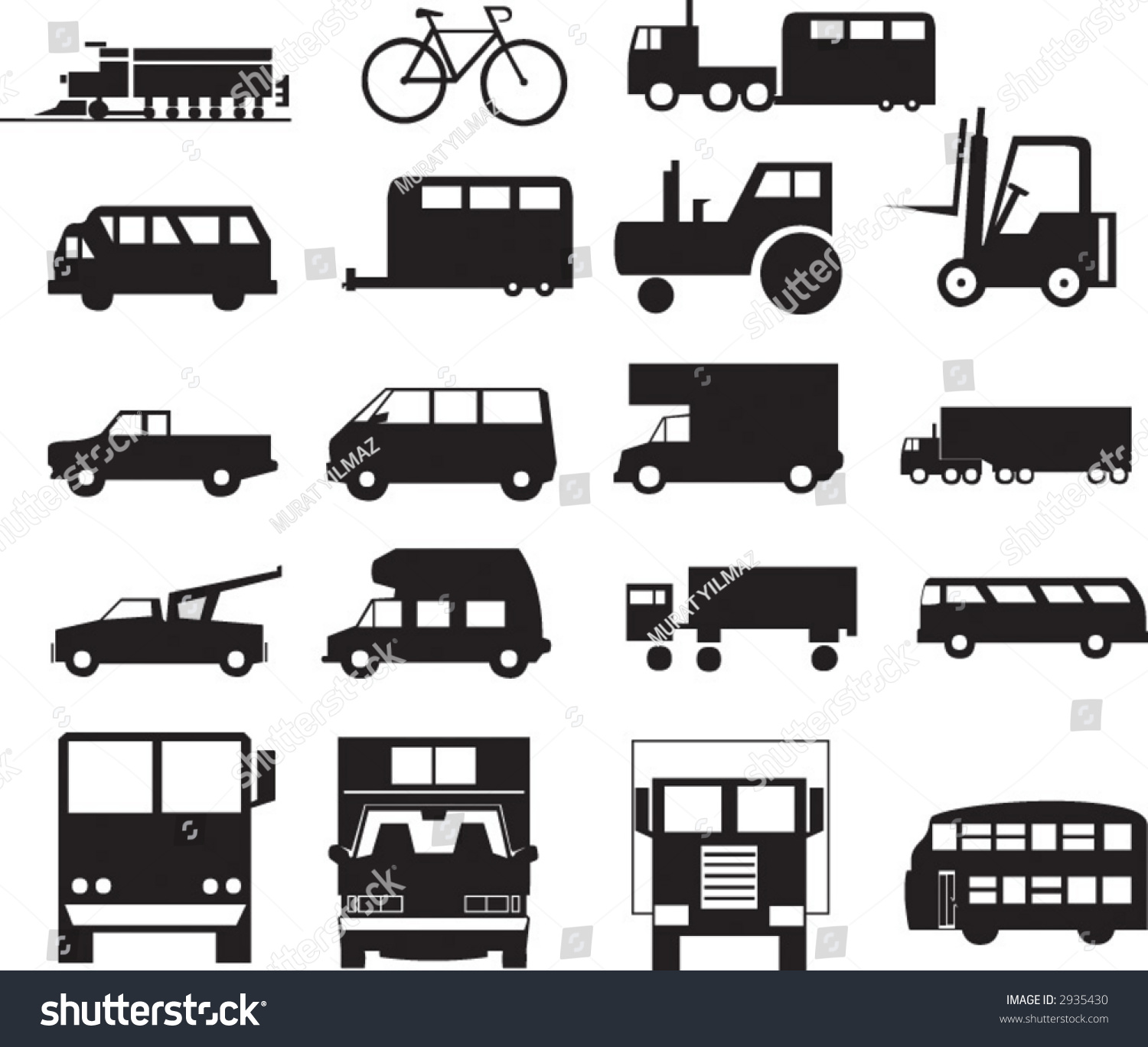 Car Icon Icon Set Car Station Stock Vector (Royalty Free) 2935430 ...