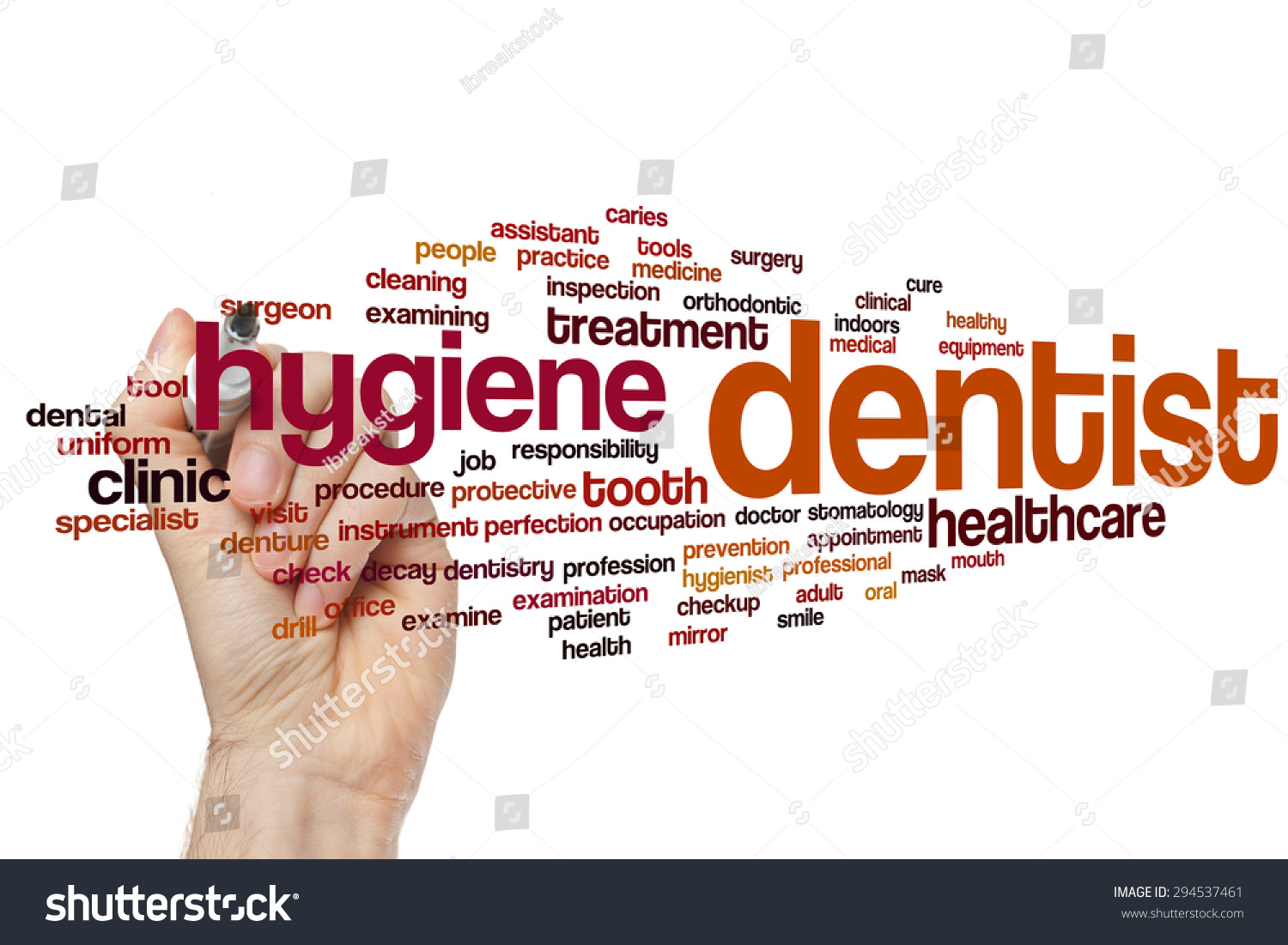 Dentist Concept Word Cloud Background Stock Photo 294537461 | Shutterstock