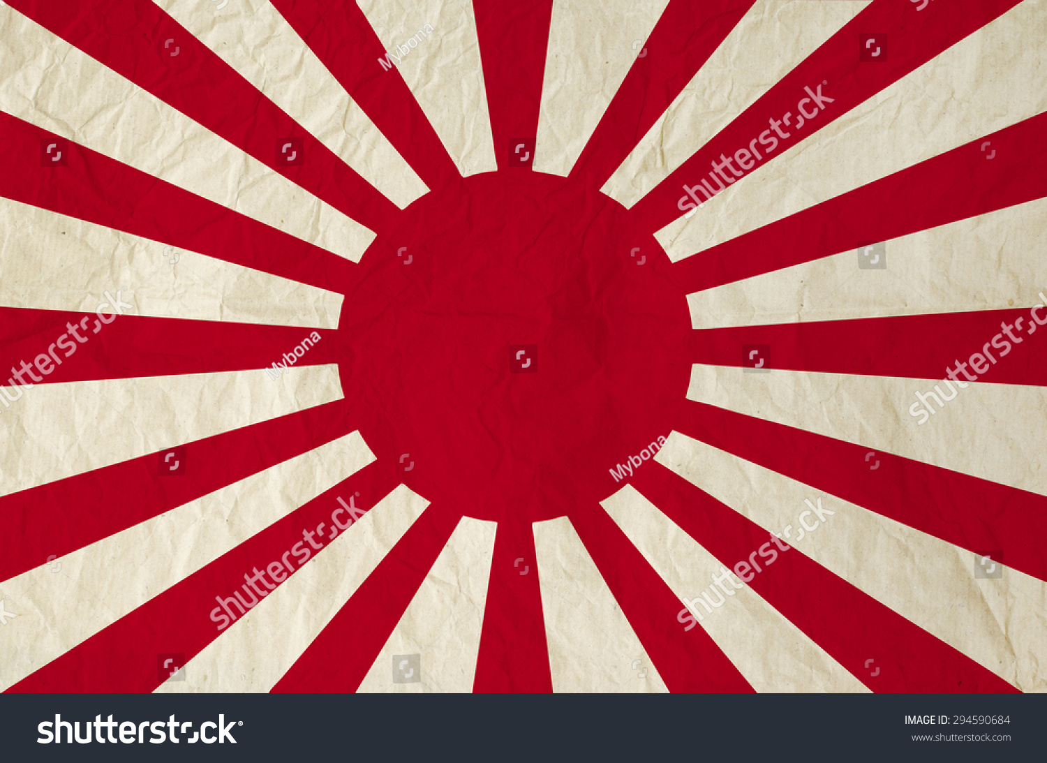 Flag Japan Vintage Old Paper War Stock Photo 294590684 | Shutterstock