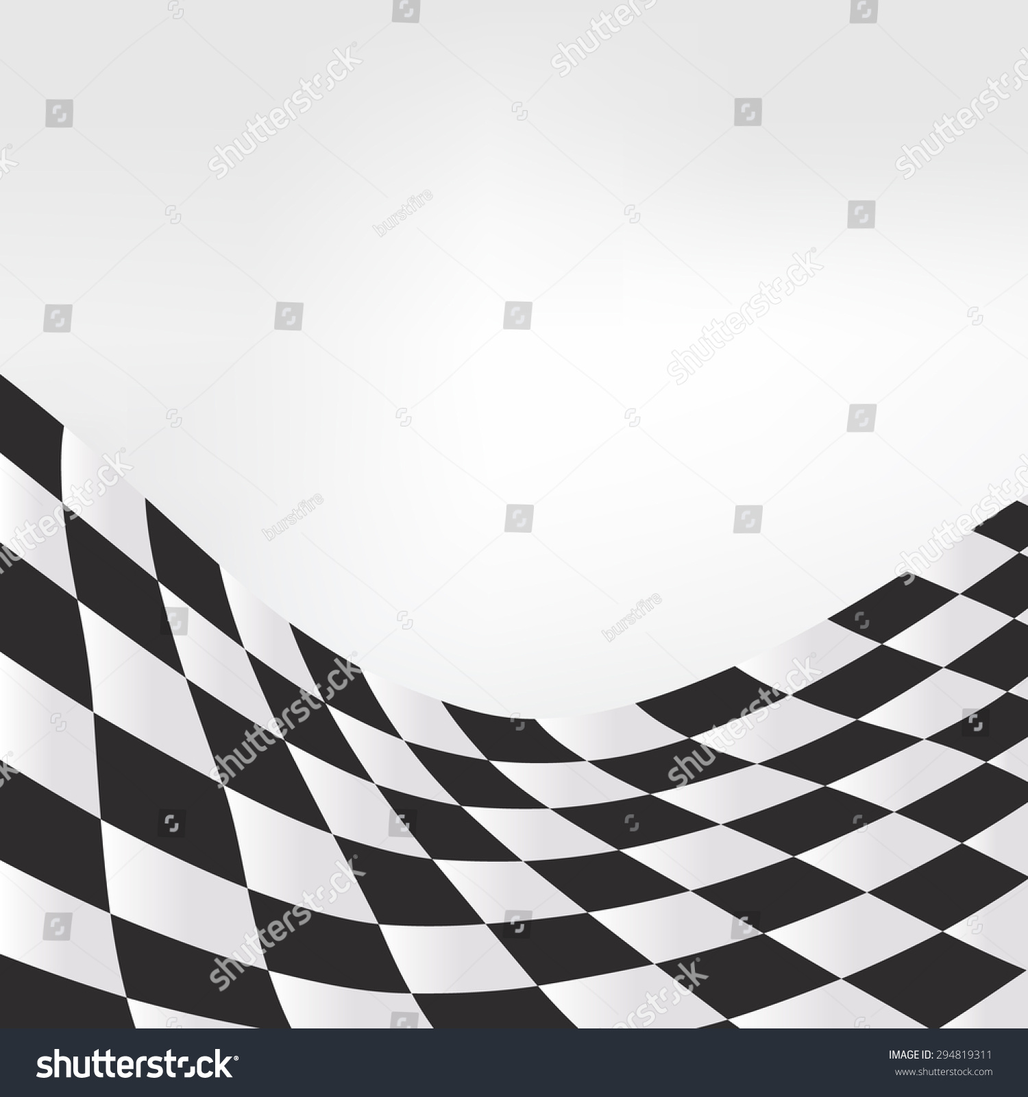 Checkered Race Flag Waveing Vector Background Stock Vector (Royalty ...