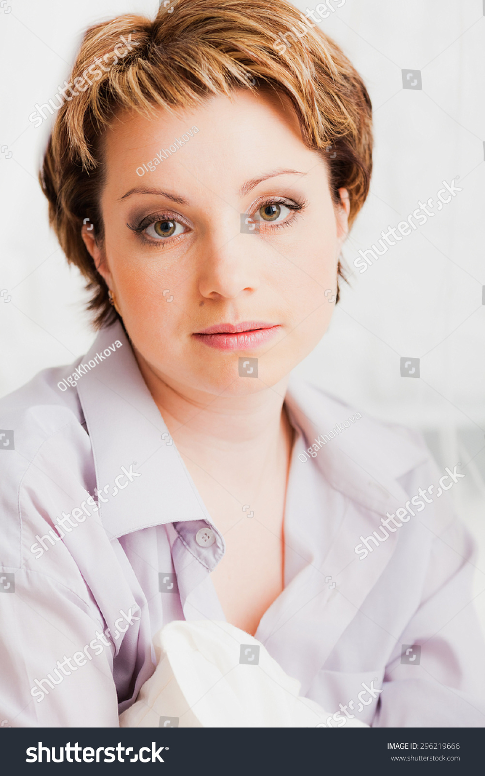 portrait-nice-looking-woman-wearing-mans-stock-photo-296219666