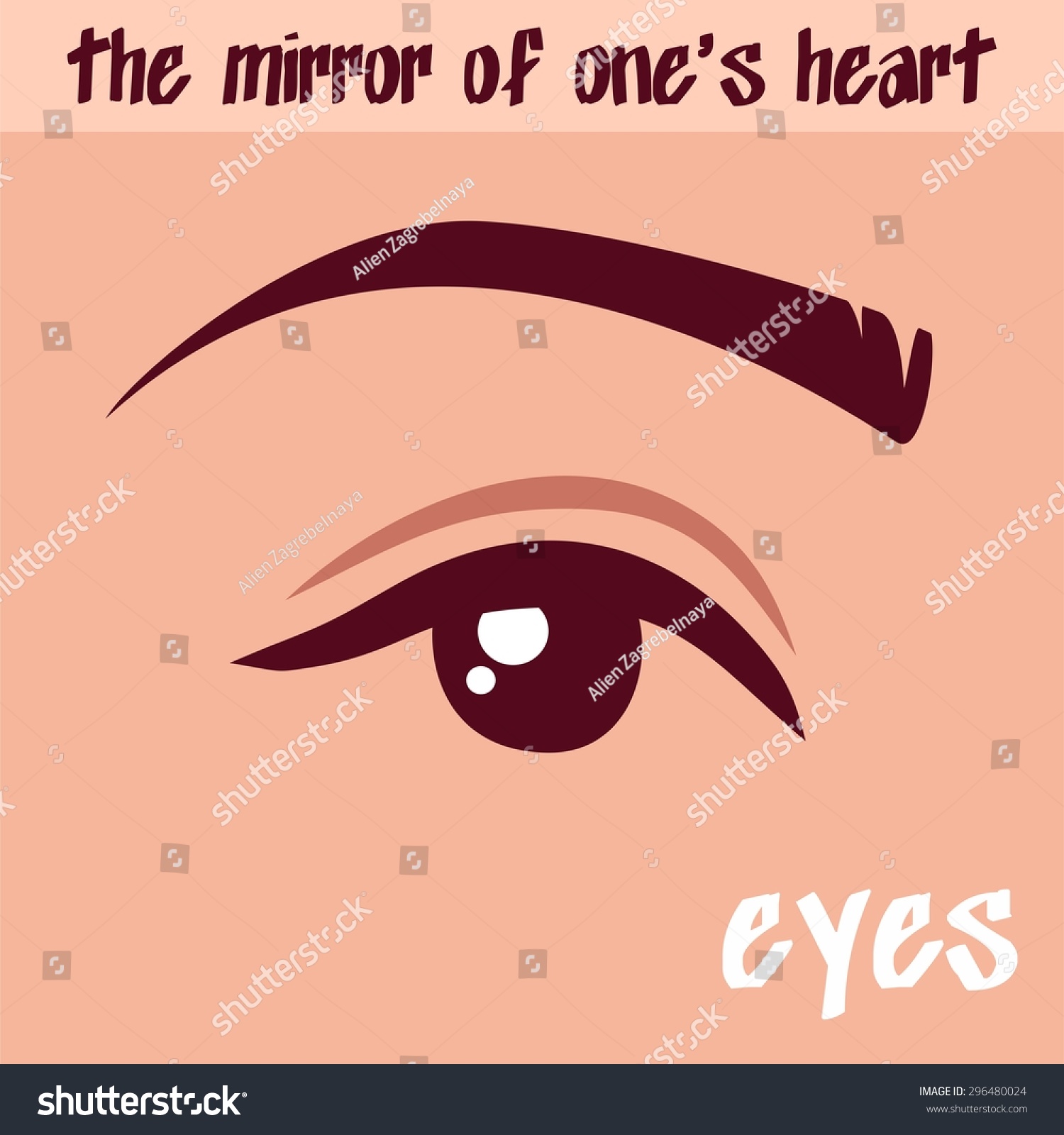 Human Eye Stock Vector Royalty Free 296480024 Shutterstock 6799