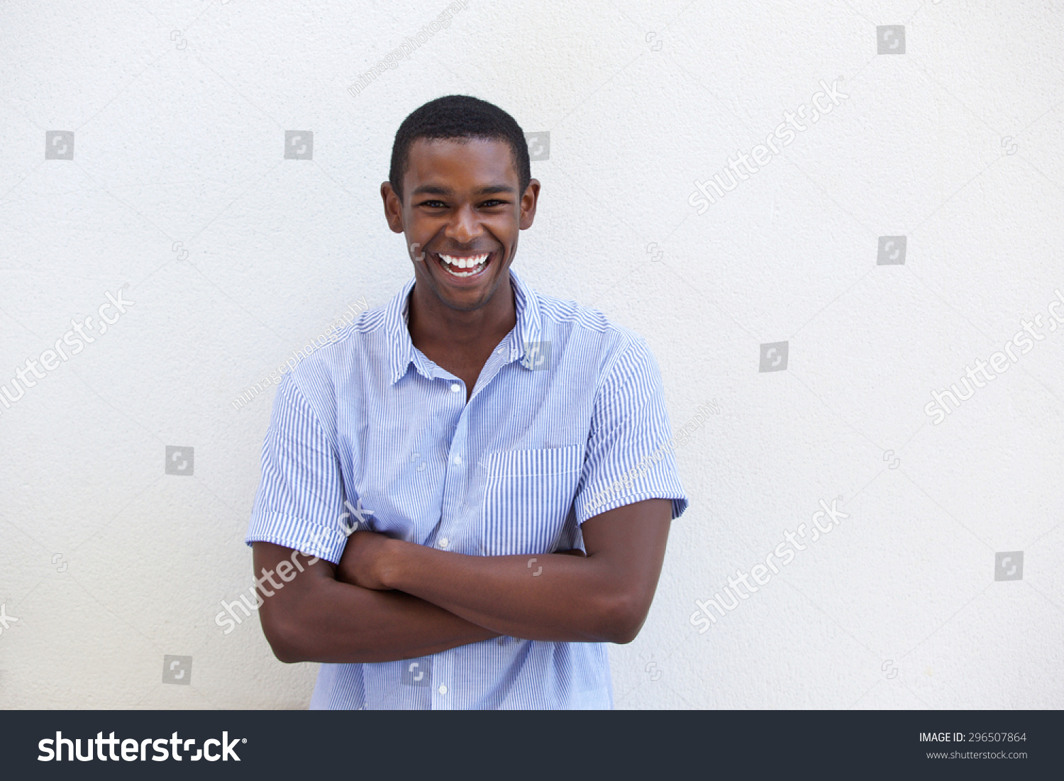 Portrait Young Black Guy Laughing On Stock Photo 296507864 | Shutterstock