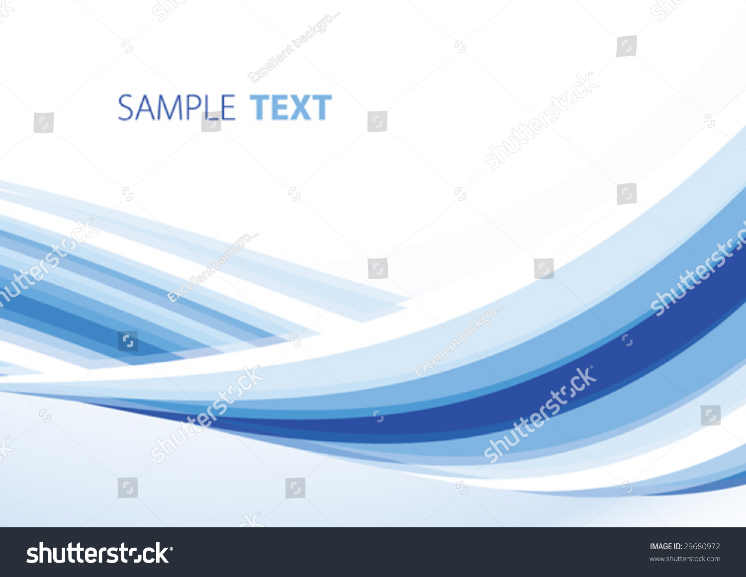 Blue Abstract Background Vector Stock Vector (Royalty Free) 29680972 ...