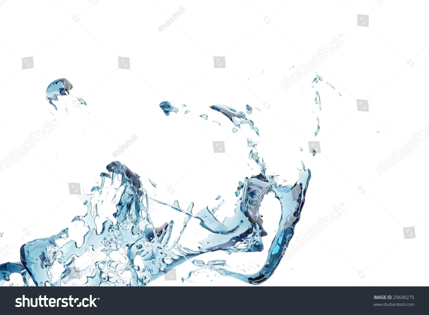 Fantasy Soar Abstract Water Splash Bubble Stock Illustration 29690275 ...