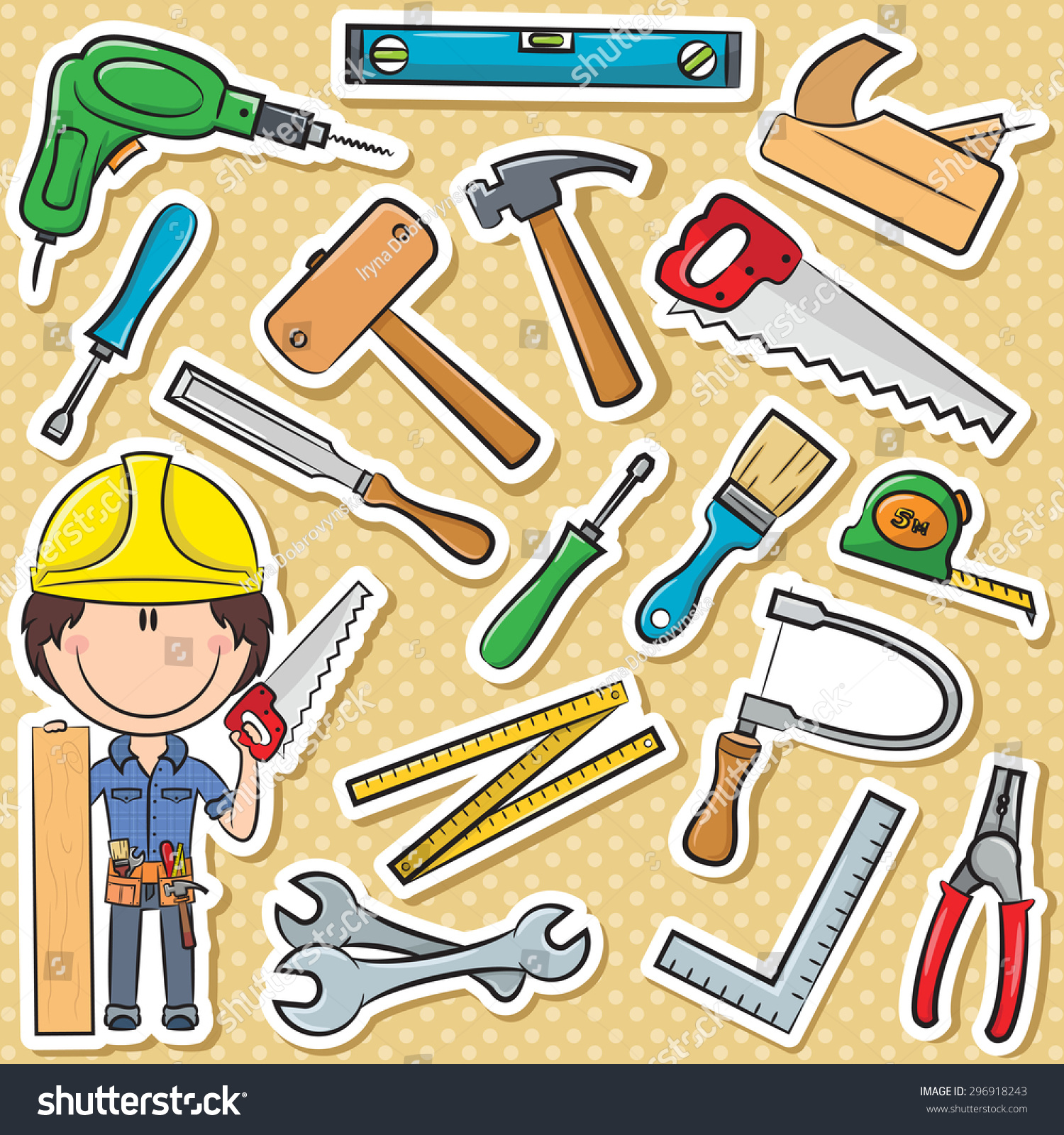 Инструменты столяра и плотника для детей