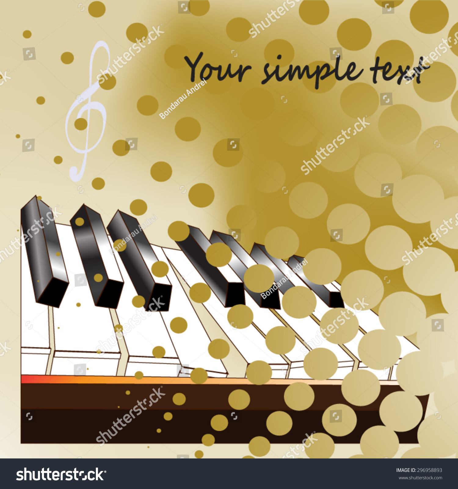 Piano Keys Background Stock Vector (Royalty Free) 296958893 | Shutterstock